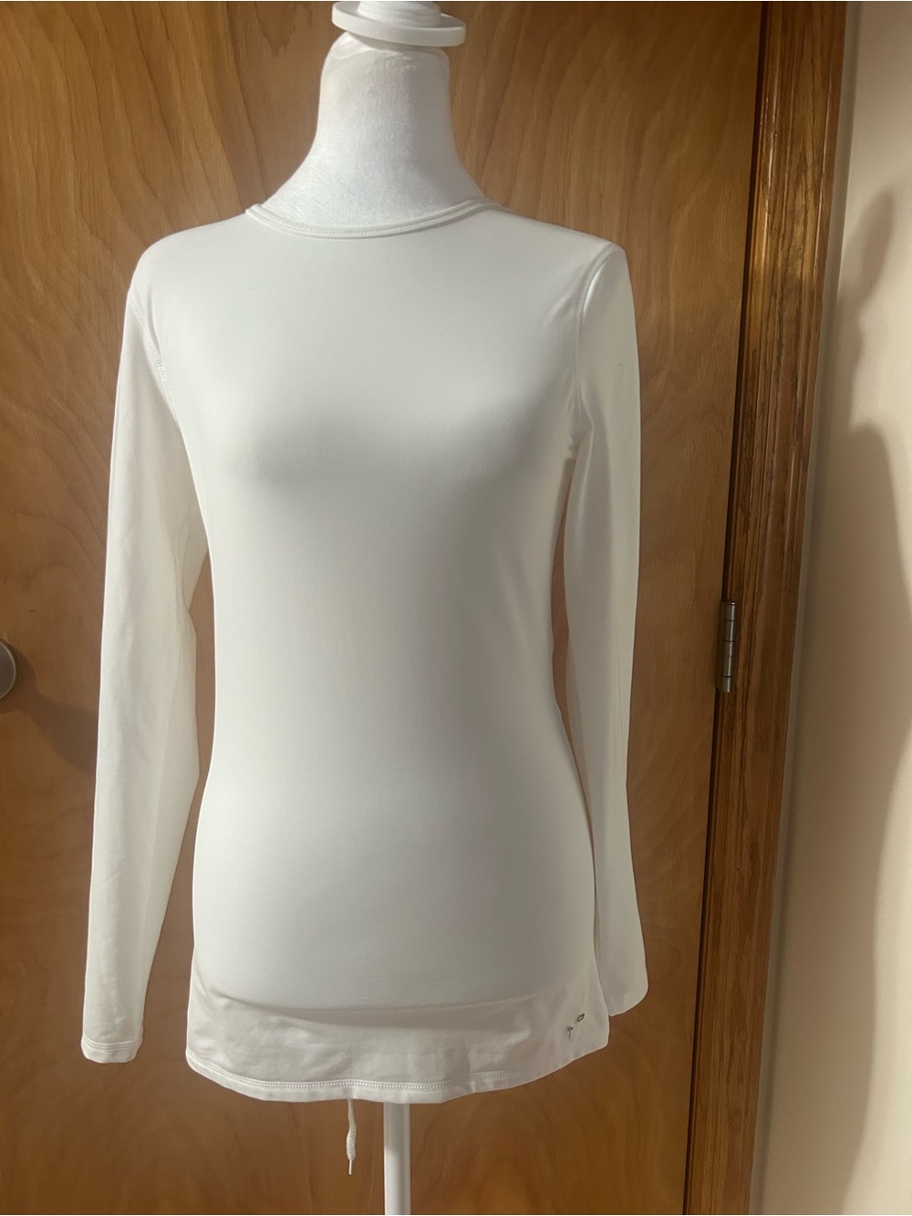 Champion Women's Long Sleeve Crew Tee in White